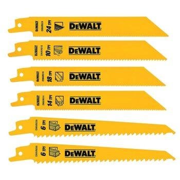 Dewalt DW4856 Metal/Woodcutting Reciprocating Saw Blade Set