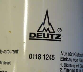 Deutz 01181245 Fuel Filter - Image 2