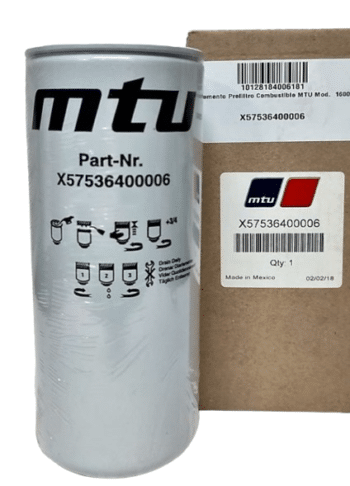 MTU X57536400006 Fuel Filter Cartridge